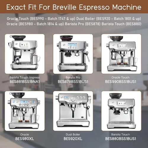 Vista 7 de TOMOON Filtro de agua de repuesto para máquinas Breville Espresso Barista Touch BES880, Oracle BES980, Barista Pro BES878, Oracle Touch BES990