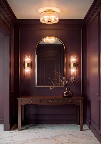 Vista 6 de Uttermost Clara - Espejo de pared decorativo con parte superior arqueada, marco de metal dorado brillante, borde redondeado, vidrio biselado de 24