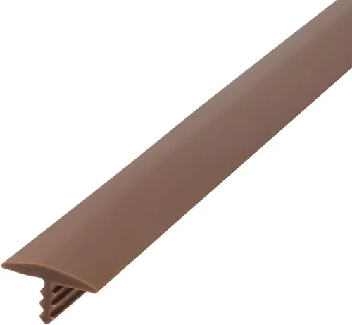 Vista 23 de Outwater T-molding plástico del 1/2 pulgada de la almendra flexible centro del centro de la púa que moldea la bobina de 25 pies