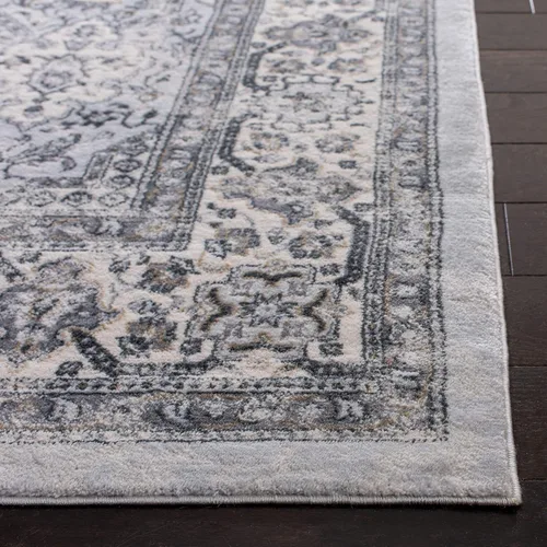 Vista 39 de SAFAVIEH - Colección Isabella, alfombra decorativa - 2'2" x 5', azul y crema, diseño oriental, no desprende pelusa y fácil cuidado, ideal para áreas