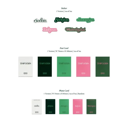 Vista 5 de TOMORROW X TOGETHER TXT - THE NAME CHAPTER : TEMPTATION [Lullaby ver.] Album (Random ver.)