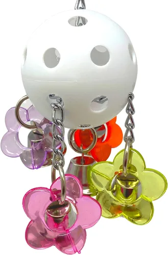 Vista 9 de Bonka Bird Toys 1938 Paci Pull Colorido Chupete Anillo Acrílico Loro Parrotlet Budgie Quaker Africano