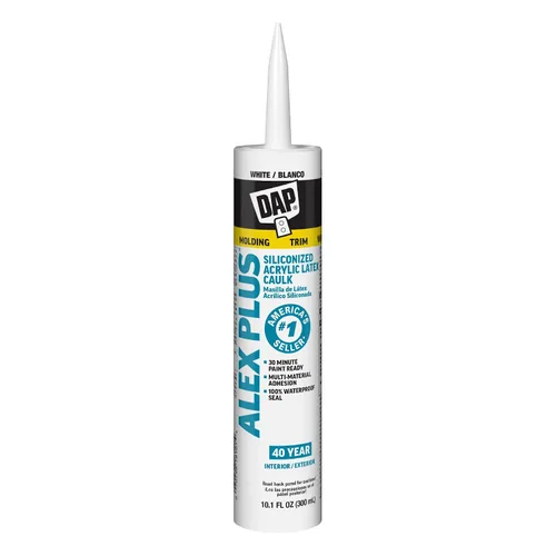 Vista 2 de DAP Alex Plus Masilla de Látex Acrílico, Blanco, 10.1 Oz, Paquete de 12 (7079818152)