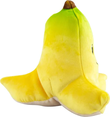 Vista 2 de Club Mocchi-Mocchi - Peluche de Mario Kart, peluche de plátano, peluches de Mario esponjosos, juguetes de peluche coleccionables, juguetes de felpa