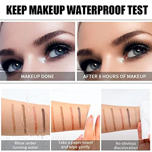 Vista 3 de Lápiz de cejas Microblading Pen – Maquillaje de ojos Pluma de cejas Micro 4 puntos de elevación y arrebatamiento de cejas Microblading de larga 03