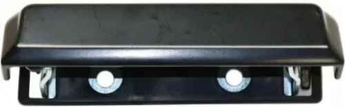 Vista 3 de KarParts360 Para Ford Mustang 1979-1993 - Manija de puerta exterior delantera, lado del conductor, color negro liso, ribete: todos los submodelos