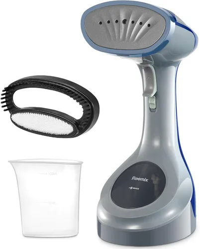 Vista 12 de Reemix Vaporizador para Ropa, Diseño Plegable de Mano, Removedor de Arrugas para Ropa, Vapor Penetrante Fuerte de 20g/min, Calentamiento Rápido