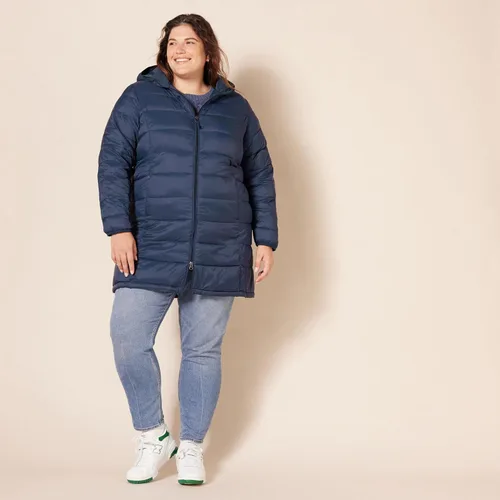 Vista 67 de Amazon Essentials - Abrigo acolchado, ligero y resistente al agua con capucha para mujer, disponible en talla extragrande
