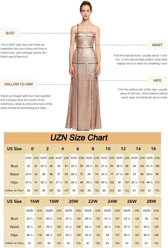 Vista 6 de UZN Vestidos de dama de honor para mujer, cuello en V, manga corta, vestido formal de fiesta
