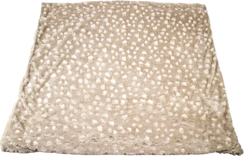 Vista 2 de Petique Manta de terciopelo para mascotas, súper suave para gatos y perros, felpa de poliéster de doble cara, bonito diseño de huellas de patas