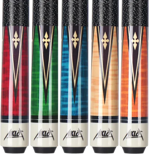 Vista 4 de AKLOT Pool Cue Sticks for Adults,Super Straightened Up 58'' 18 19 20 21oz Negro