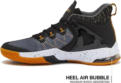 Vista 3 de AND1 Turnaround - Tenis de baloncesto para hombre, para interiores o exteriores, para calle o cancha, tallas 7-16