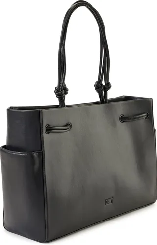 Vista 2 de DKNY Kiera - Bolso tote grande, color negro y negro, NegroNegro