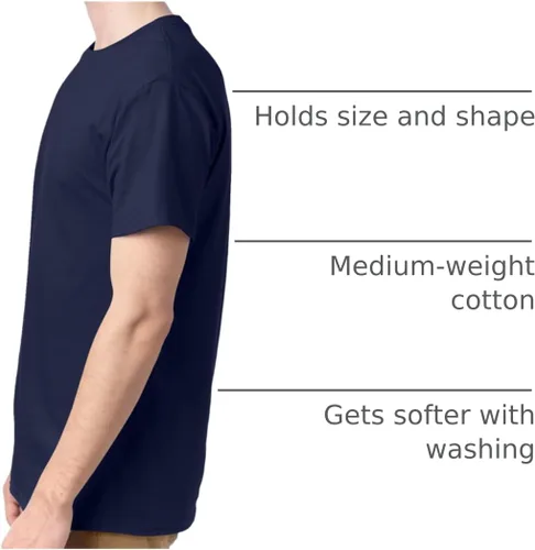 Vista 41 de Hanes Men's ComfortSoft Short Sleeve T-Shirt