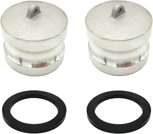 Vista 7 de 2 piezas de aluminio tipo DP leva y ranura de montaje, acoplador hembra x NPT hembra, con 2 piezas de montaje de junta Camlock (0.5 pulgadas)