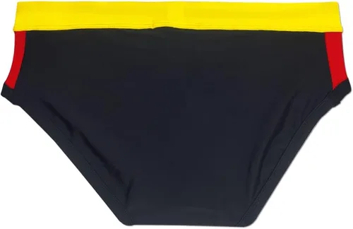 Vista 6 de UXH Hombres Marca Azul Patrón Bandera Bañadores Surf Swim Escritos Playa Pantalones Cortos Traje de baño