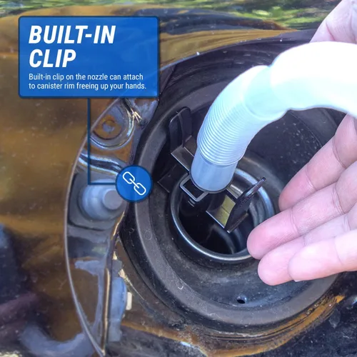 Vista 6 de 2 bombas - Bomba de combustible de sifón con batería TERA PUMP 2AA con parada automática para E85, E15, gas (2.4 galones por minuto)