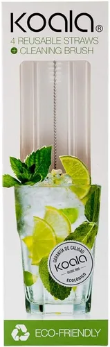 Vista 5 de Koala INTERNACIONAL 62610003 Pajitas de Cóctel Borosilicato