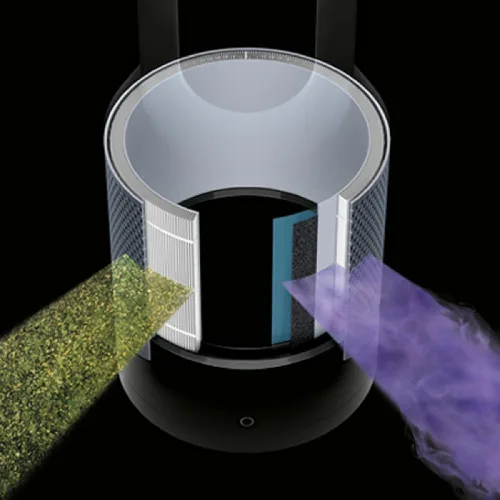 Vista 3 de Dyson Pure Hot + Cool Link HP02 - Purificador de aire compatible con wifi, caliente y frío