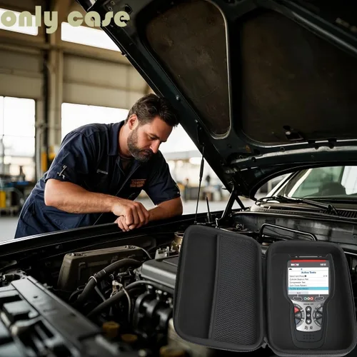 Vista 5 de Estuche Duro EVA para INNOVA 6030P/5610 Escáner OBD2 Lector de Código ABS - Luz de Comprobación del Motor - Herramienta de Diagnóstico y Exploración