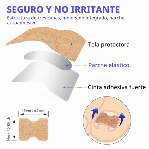Vista 2 de Parche corrector de uñas encarnadas, 100 tiras correctoras de uñas encarnadas, parches de corrección de uñas de los pies, herramienta de tratamiento