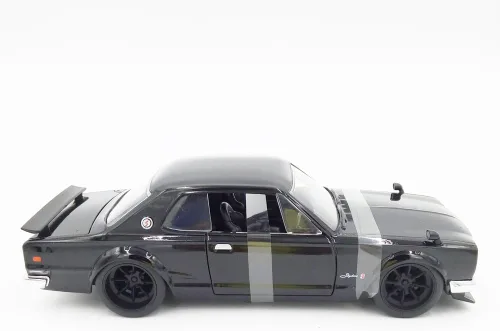 Vista 5 de JADA 1: 24 W/B - Fast & Furious - Brian's Nissan Skyline 2000 GT-R (negro)