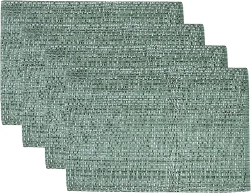 Vista 23 de Camino de mesa 100% algodón para mesas de comedor, rectangular, tejido de dos tonos, 72 x 13 pulgadas, suave y duradero, color negro (paquete de 1)