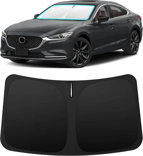 Vista 81 de INSAUTO Accesorios para parasol de parabrisas de ajuste personalizado para Acura RDX 2019-2026, parasol plegable para ventana delantera, reflector