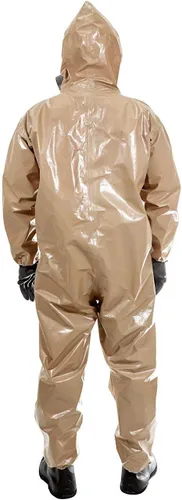 Vista 7 de MIRA Safety Traje de protección desechable con capucha y puño elástico