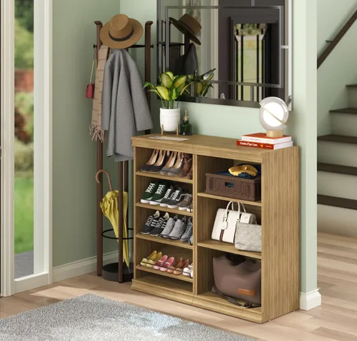 Vista 18 de ClosetMaid - Unidad de almacenamiento modular apilable de 3 estantes, color arena