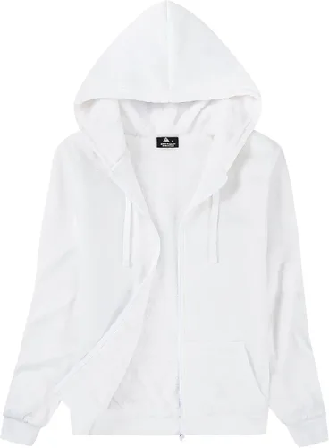 Vista 23 de SWISSWELL - Sudaderas con capucha para mujer, suéter de invierno con forro de vellón, con cremallera completa, forro de sherpa grueso Negro