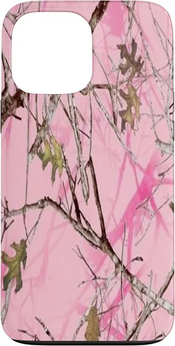 Vista 23 de Funda para iPhone 11 Pro Max con diseño de cazador de patos, color rosa