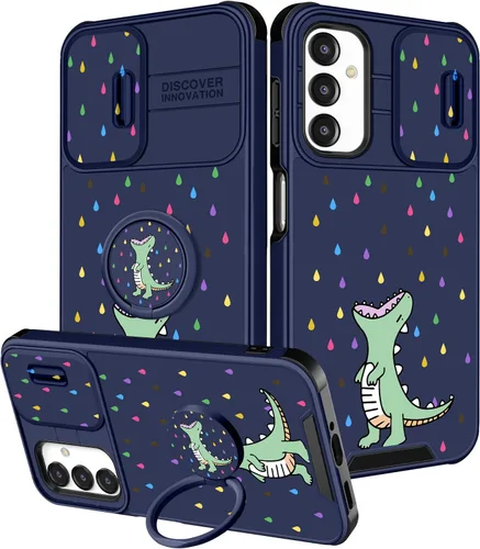 Vista 125 de Funda 2 en 1 para Samsung Galaxy S23 Ultra Flamingo para mujeres y niñas, diseño femenino de flamencos con cubierta deslizante para cámara y soporte