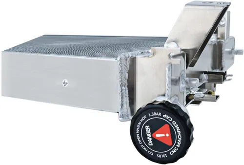 Vista 8 de Radiador de aluminio de 4 filas para 2011-2018 Ram 1500/2500/3500 2009-2010 Dodge Ram 1500/2500, 2012 2013 2014 2105 2016 2017 radiadores