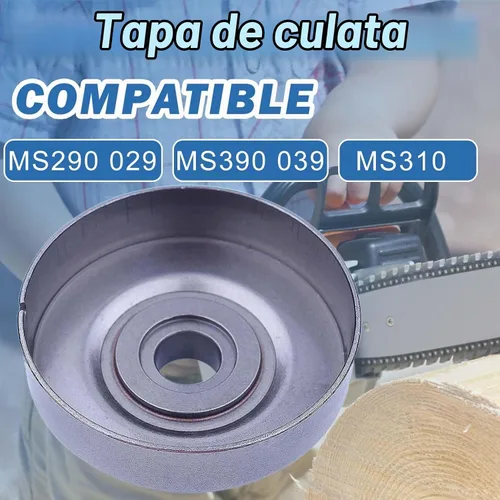 Vista 2 de Kit de engranaje helicoidal de la bomba de aceite de la rueda dentada del tambor de embrague para Stihl MS290 029 MS390 039 MS310 Pieza