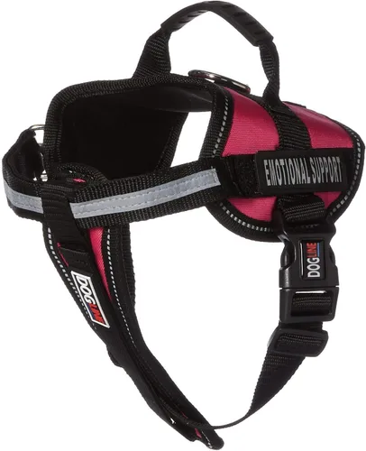Vista 22 de Dogline Unimax - Arnés de chaleco multiusos Unimax para perros y 2 parches de soporte emocional extraíbles con respaldo de velcro