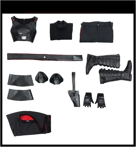Vista 6 de Cos Costume Mandalorian Giancarlo Conjunto completo de Halloween Cosplay