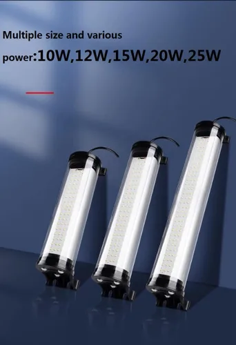 Vista 2 de Iluminación de máquina LED de 10 W QUJILINE Luces de tubo de fresado CNC Torno de perforación Máquina Led Luz de trabajo Lámpara a prueba