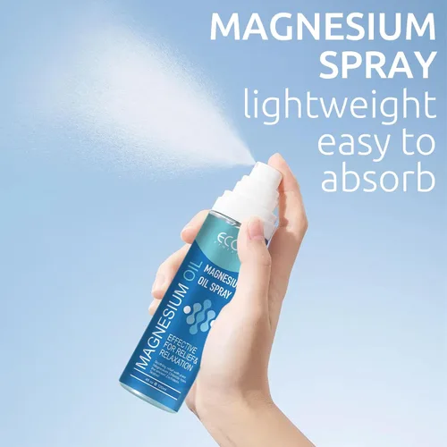Vista 6 de Dúo de aceite de magnesio puro en aerosol y loción, cloruro de magnesio tópico para pies, piel y cuerpo, fácil de absorber y usar para mujeres