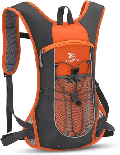 Vista 13 de Clape Mochila de hidratación para correr, ciclismo con vejiga de hidratación de 2 litros, mochila de agua ligera y portátil, mochila transpirable