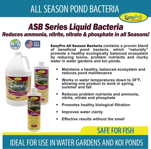 Vista 2 de EasyPro ASB32 - Bacterias líquidas de estanque para todas las estaciones