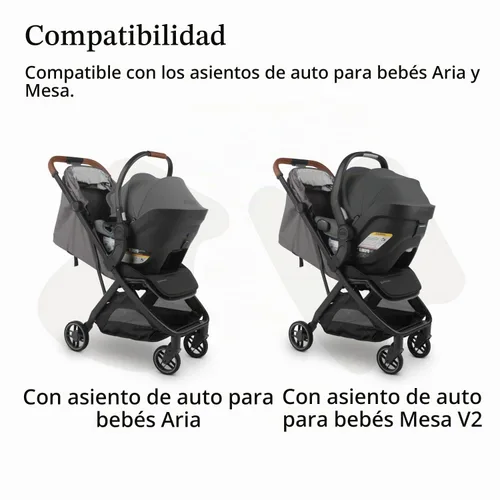 Vista 6 de UPPAbaby Adaptador para Minu V3 – Se adapta a asientos de coche Aria y Mesa – 1 par