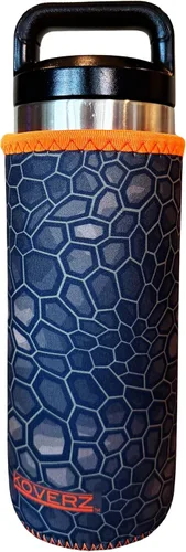 Vista 94 de Funda de neopreno para botella de agua Koverz, funda de neopreno, se ajusta a botellas de agua de 24-30 oz, lavable y reutilizable, tamaño grande