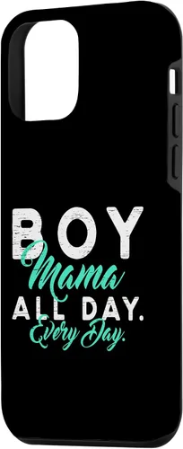 Vista 2 de Funda para iPhone 12 Mini Mommy Mom Happy Mother's Day Boy Mama All Day Every Day