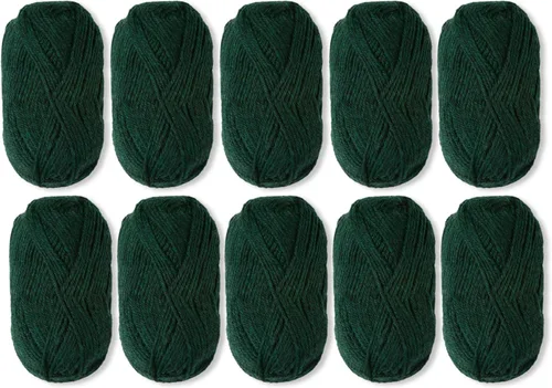 Vista 11 de Knit Picks Wool of the Andes Tan - Paquete de hilo de lana 100% para tejer Almendra