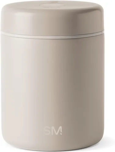 Vista 10 de Simple Modern Delta - Recipiente de café hermético al vacío con tecnología de sellado automático, recipiente de acero inoxidable forrado de cerámica