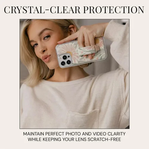 Vista 2 de Walli Protector de lente de cámara para iPhone 12 - Dureza 9H, resistente a los arañazos, vidrio HD ultra transparente, revestimiento oleofóbico e