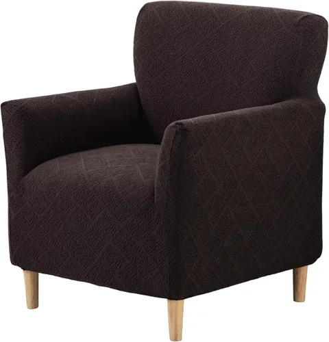 Vista 38 de Fundas de jacquard para sillón de banquete, fundas suaves para sillón de 1 pieza, fundas elásticas para silla de sala de estar, antideslizantes