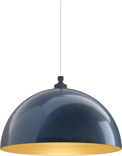 Vista 116 de Steel Lighting Co. Melrose - Lámpara colgante Montada en el techo Cúpula redonda de 18 pulgadas Estilo moderno contemporáneo de granja