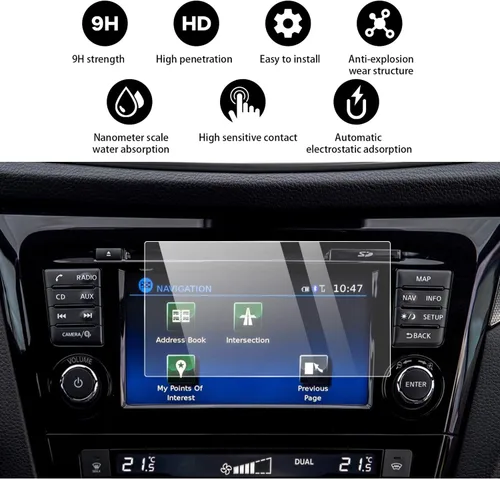 Vista 7 de YEE PIN 2019 2020 Rogue Sport - Protector de pantalla para 2015 2016 2018 2019 2020 Rogue T32 Connect Center Control Touch Screen HD Película